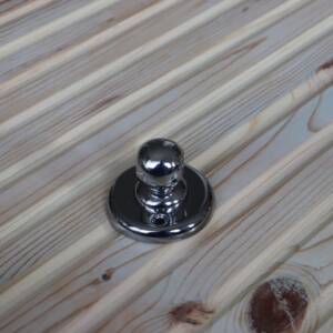 Straight Steel Support (1pc.) for Shower Curtain Rods- 16 mm.