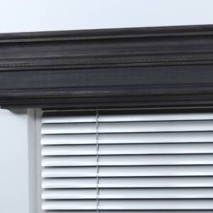 Window Valance, Cornice Board, Pelmet Box- Wooden Mod. 6- Spiral Line, Wall Montage and Many Colors Finishes