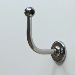 Standard Curved Angle Steel Support for Shower Curtain Rods with Wall Montage(L- shaped, U- shaped or other rod for wall montage)