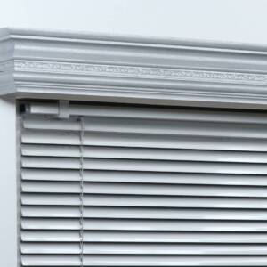 Window Valance Cornice Board, Pelmet Box Wooden Mod. 7, Wall Montage, Many Metallic Colors