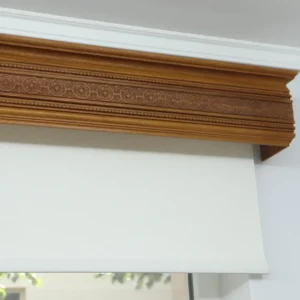 Window Valance, Cornice Board, Pelmet Box- Wooden Mod. 5- Flowers Pattern, Wall Montage and Many Colors Finishes